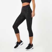 Usa Pro High Rise Capri Cropped Leggings Гео Глос 