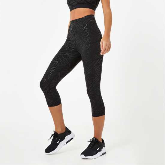 Usa Pro High Rise Capri Cropped Leggings Гео Глос 