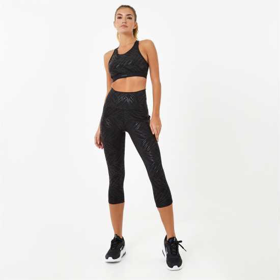 Usa Pro High Rise Capri Cropped Leggings Гео Глос 
