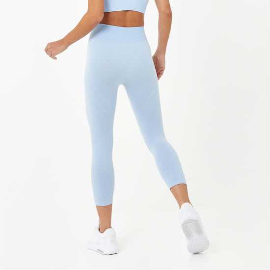 Йога Usa Pro Seamless Capri Cropped Leggings Брунера Синьо Usa Pro Seamless Capri Cropped Leggings Брунера Синьо Йога