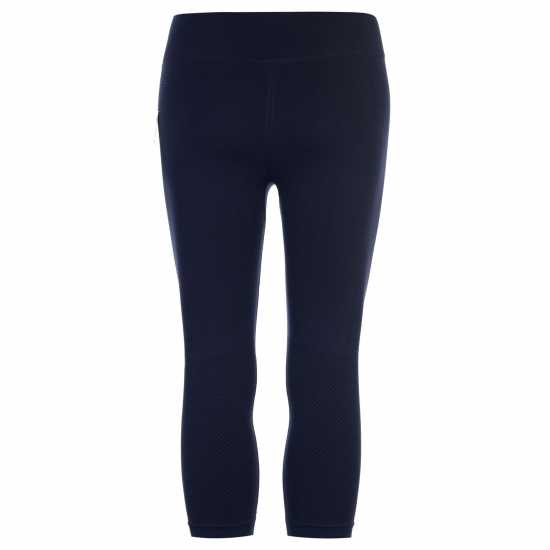 Usa Pro Seamless Capri Cropped Leggings Морска синьо Йога