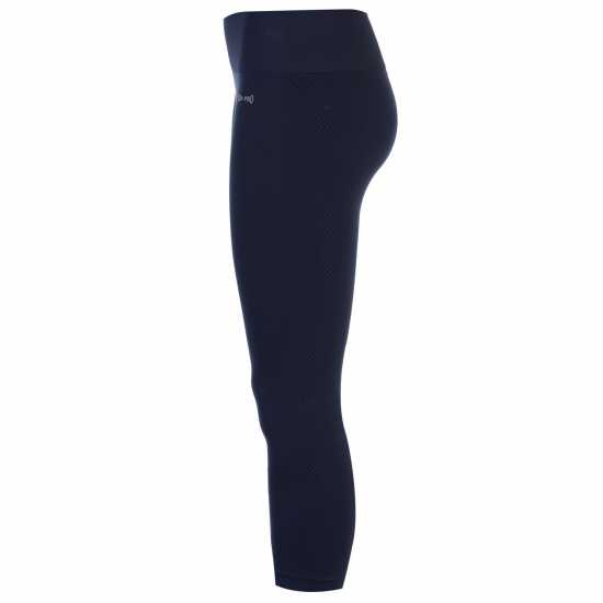 Usa Pro Seamless Capri Cropped Leggings Морска синьо Йога