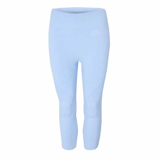 Usa Pro Seamless Capri Cropped Leggings Womens Brunera Blue 