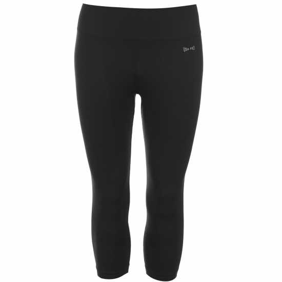 Usa Pro Seamless Capri Cropped Leggings Черно Йога
