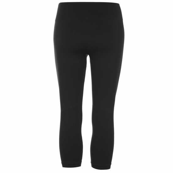 Usa Pro Seamless Capri Cropped Leggings Черно Йога