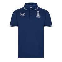 Блуза С Яка Castore England Cricket Ss Polo Shirt  Мъжко облекло за едри хора