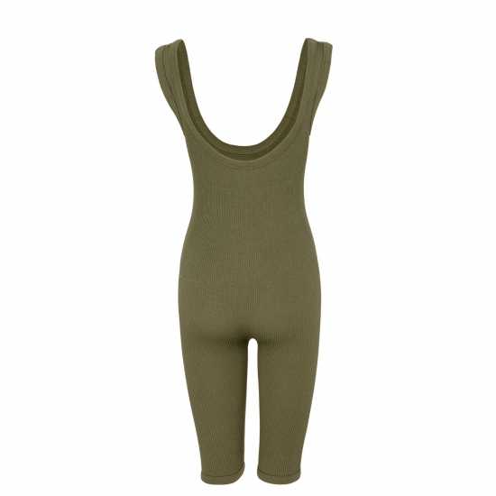 Miso Unitard Womens Хаки Дамски дрехи за фитнес