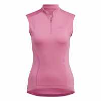 Дамски горнища с цип Adidas The Sleeveless Cycling Top Womens Adidas The Sleeveless Cycling Top Womens Дамски горнища с цип