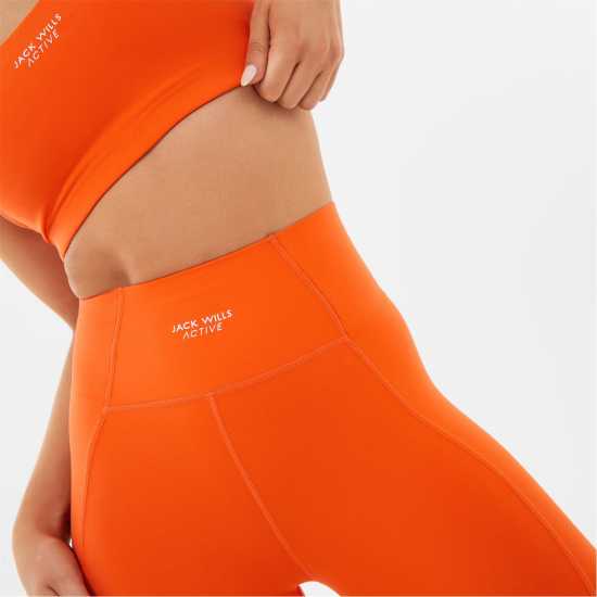 Дамски клинове за фитнес Jack Wills 7/8 Legging Оранжево Jack Wills 7/8 Legging Оранжево Дамски клинове за фитнес