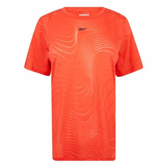 Reebok Burnout T-Shirt Womens Gym Top  Дамски дрехи за фитнес