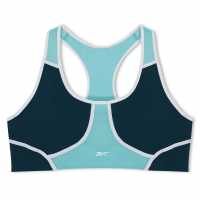 Reebok Lux Racer Colorblocked Padded Bra (Plus Size) Wome Medium Impact Sports Womens  Спортни сутиени