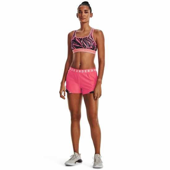 Under Armour Дамски Шорти Play Up 3.0 Shorts Womens Pink Дамски клинове за фитнес