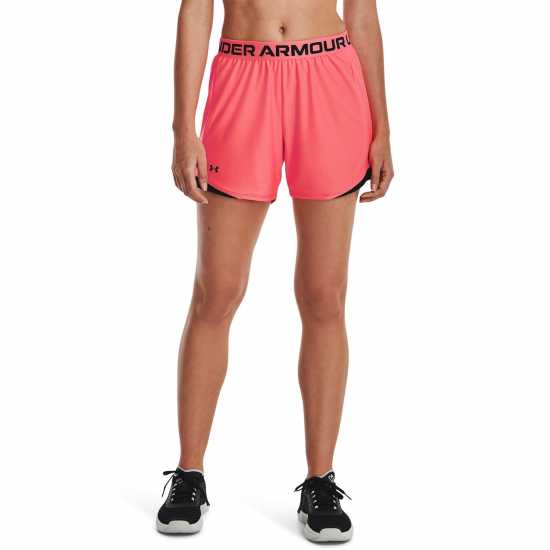 Under Armour Play Up 5In Ld99 Pink - Дамски клинове за фитнес