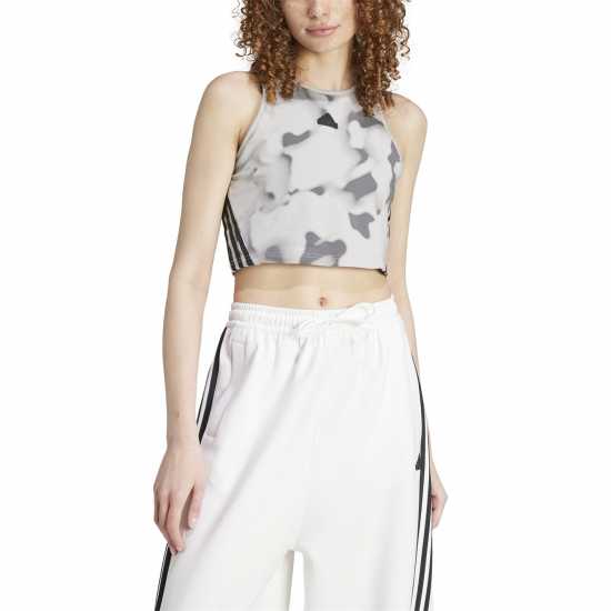 Дамски дрехи за фитнес Adidas Дамски Потник Future Icons 3-Stripes Tank Top Womens Мулти/Сиво Четири Adidas Дамски Потник Future Icons 3-Stripes Tank Top Womens Мулти/Сиво Четири Дамски дрехи за фитнес