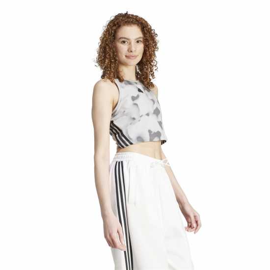 Дамски дрехи за фитнес Adidas Дамски Потник Future Icons 3-Stripes Tank Top Womens Мулти/Сиво Четири Adidas Дамски Потник Future Icons 3-Stripes Tank Top Womens Мулти/Сиво Четири Дамски дрехи за фитнес