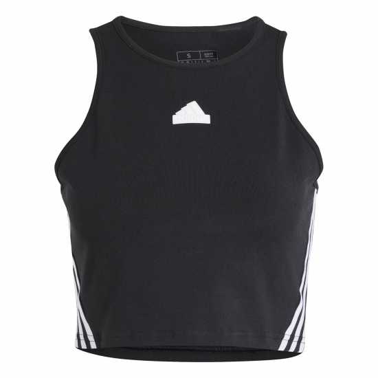 Дамски дрехи за фитнес Adidas Дамски Потник Future Icons 3-Stripes Tank Top Womens Черно/Бяло Adidas Дамски Потник Future Icons 3-Stripes Tank Top Womens Черно/Бяло Дамски дрехи за фитнес