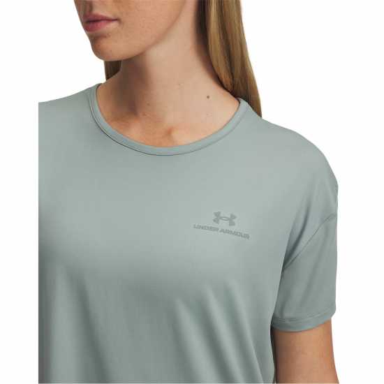 Under Armour Women's Rush Short Sleeve Performance Gym Top СИЛИКА ЗЕЛЕН/СИ 