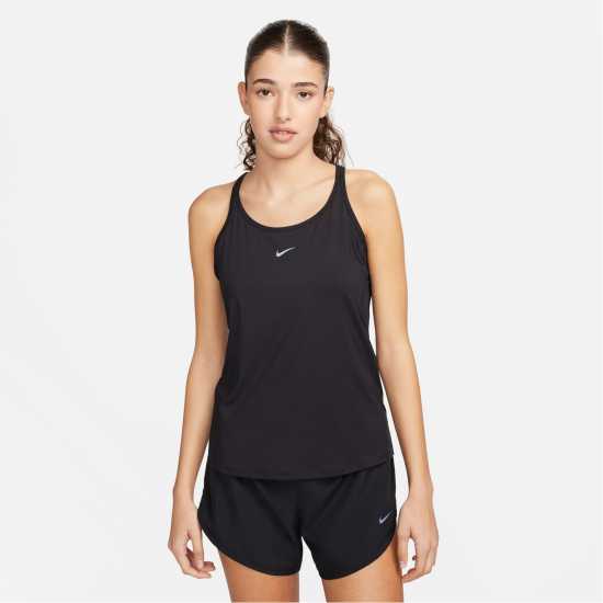 Дамски дрехи за фитнес Nike One Classic Women's Dri-Fit Strappy Tank Top Черно Nike One Classic Women's Dri-Fit Strappy Tank Top Черно Дамски дрехи за фитнес