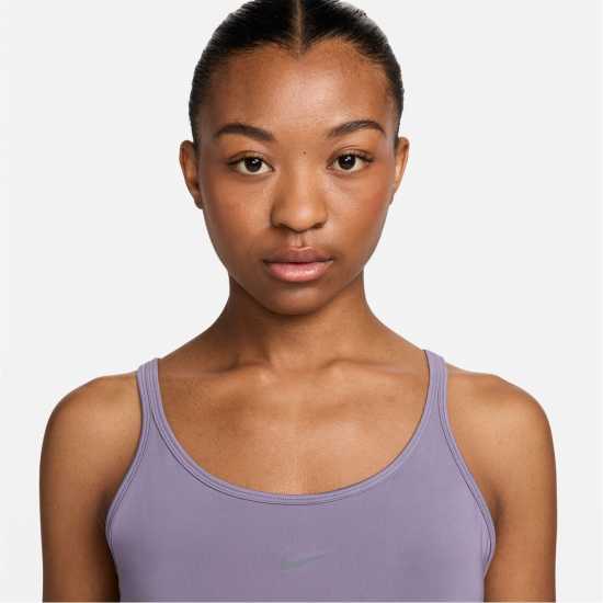 Nike One Classic Women's Dri-Fit Strappy Tank Top Ранно сутрин/Черен 