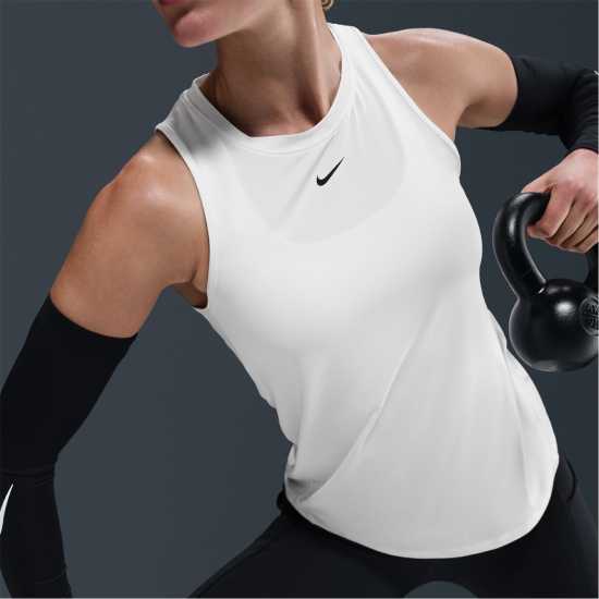 Nike One Classic Women's Dri-Fit Fitness Tank Top Бяло 