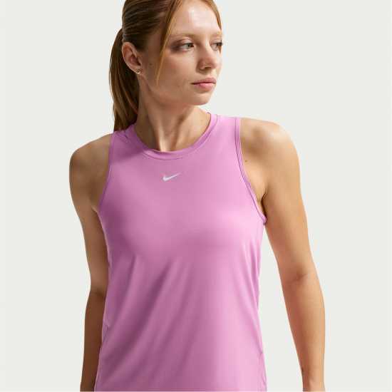 Nike One Classic Women's Dri-Fit Fitness Tank Top Light Magenta Nike One Classic Women's Dri-Fit Fitness Tank Top Light Magenta