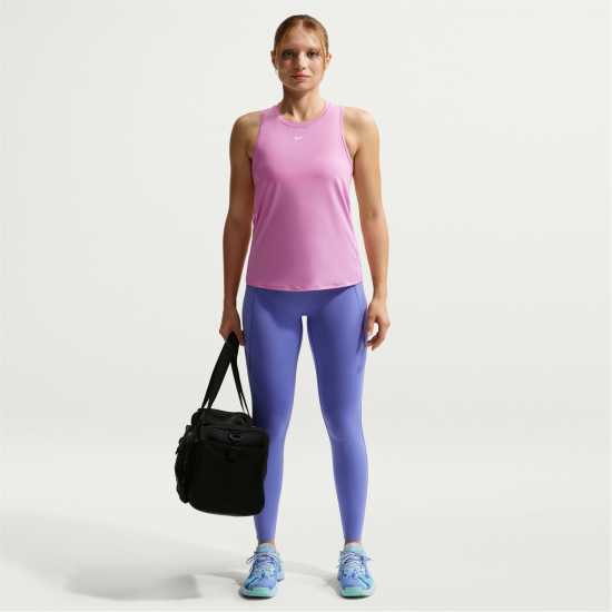 Nike One Classic Women's Dri-Fit Fitness Tank Top Light Magenta Nike One Classic Women's Dri-Fit Fitness Tank Top Light Magenta