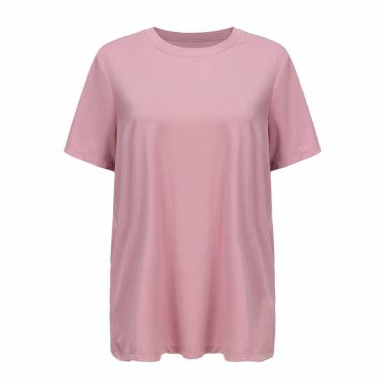 Slazenger Training T-Shirts Womens Розово Дамски дрехи за фитнес