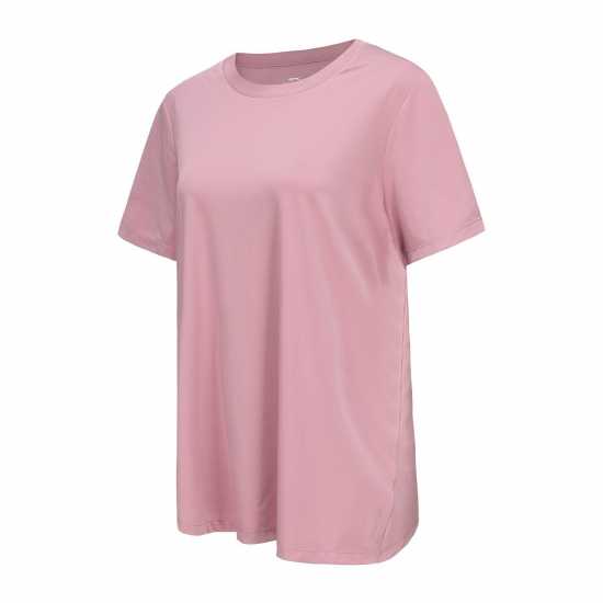 Slazenger Training T-Shirts Womens Розово Дамски дрехи за фитнес