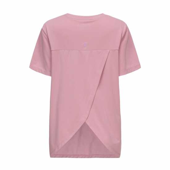 Slazenger Training T-Shirts Womens Розово Дамски дрехи за фитнес