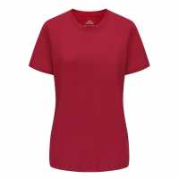 Slazenger Training T-Shirts Womens Бордово Дамски дрехи за фитнес