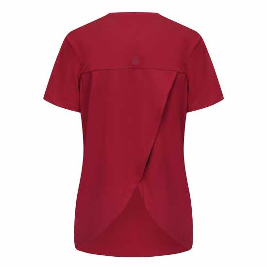 Дамски дрехи за фитнес Slazenger Training T-Shirts Womens Бордово Slazenger Training T-Shirts Womens Бордово Дамски дрехи за фитнес