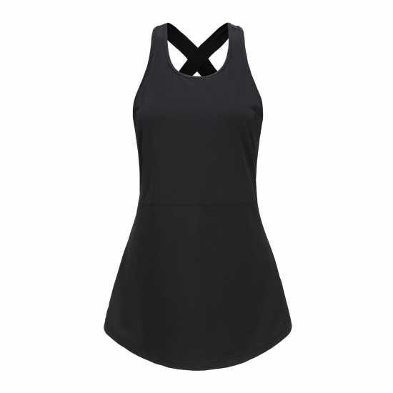 Дамски дрехи за фитнес Slazenger Дамски Потник Vest Ladies Черно Slazenger Дамски Потник Vest Ladies Черно Дамски дрехи за фитнес