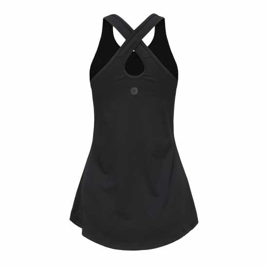 Дамски дрехи за фитнес Slazenger Дамски Потник Vest Ladies Черно Slazenger Дамски Потник Vest Ladies Черно Дамски дрехи за фитнес