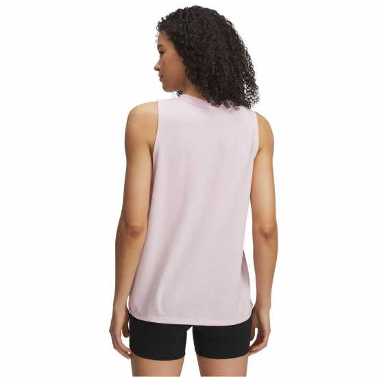 Under Armour Women's Campus Performance Gym Vest Pink/Wht 