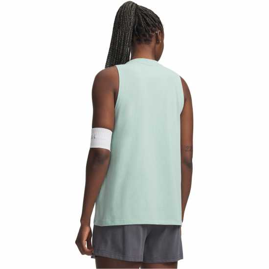 Under Armour Women's Campus Performance Gym Vest Blue/White Under Armour Women's Campus Performance Gym Vest Blue/White