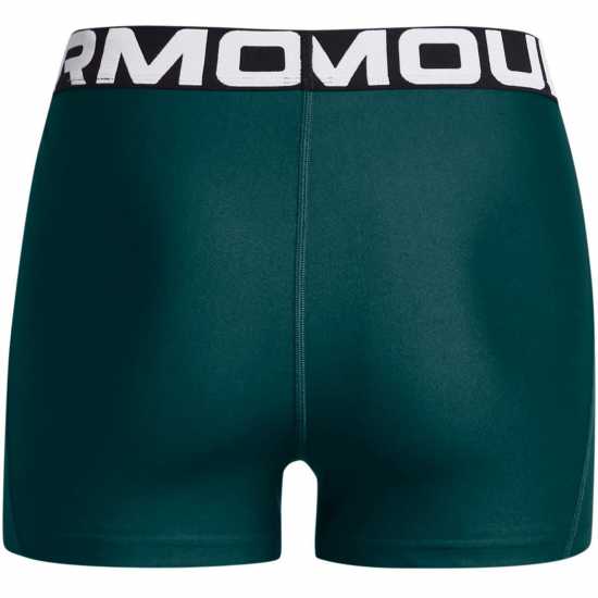 Under Armour Armour Heatgear® Shorty Women Синьо-зелено Дамски клинове за фитнес