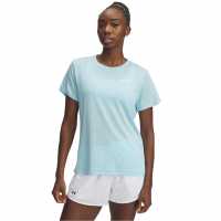 Under Armour Tech Twist Short Sleeve Womens Поток Дамски дрехи за фитнес
