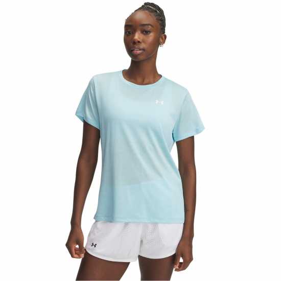 Under Armour Tech Twist Short Sleeve Womens Поток Дамски дрехи за фитнес