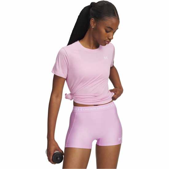 Under Armour Tech Twist Short Sleeve Womens Pink Dawn Under Armour Tech Twist Short Sleeve Womens Pink Dawn