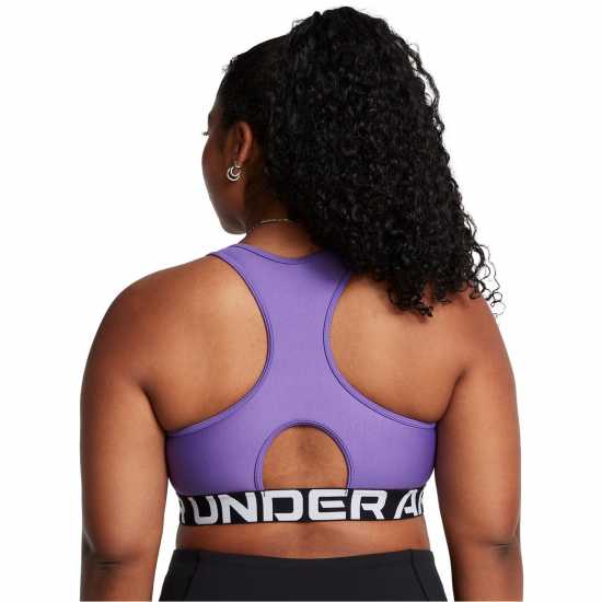 Under Armour Heatgear® Armour Mid Branded Sports Bra Women' Лилаво 