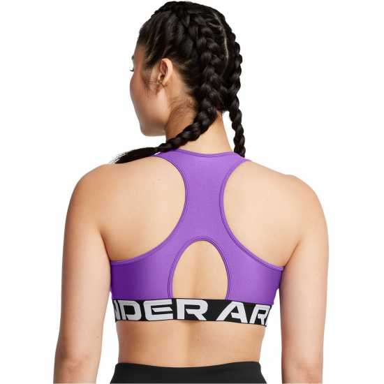 Under Armour Heatgear® Armour Mid Branded Sports Bra Women' Лилаво 