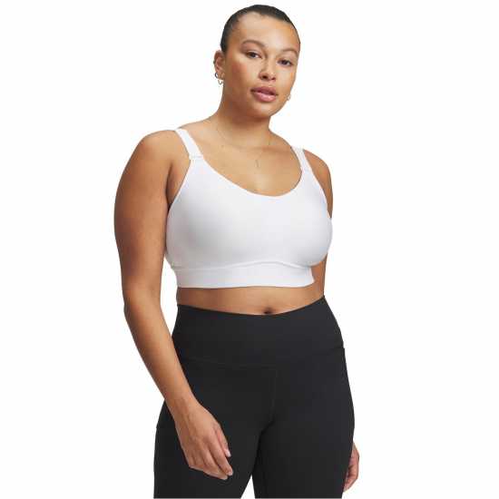 Under Armour Infinity Mid 2.0 Bra White Under Armour Infinity Mid 2.0 Bra White