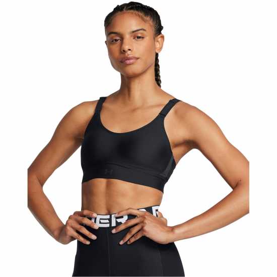 Under Armour Women's Infinity Medium Impact Sports Bra Black/Black Under Armour Women's Infinity Medium Impact Sports Bra Black/Black
