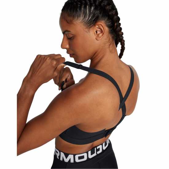 Under Armour Women's Infinity Medium Impact Sports Bra Black/Black Under Armour Women's Infinity Medium Impact Sports Bra Black/Black