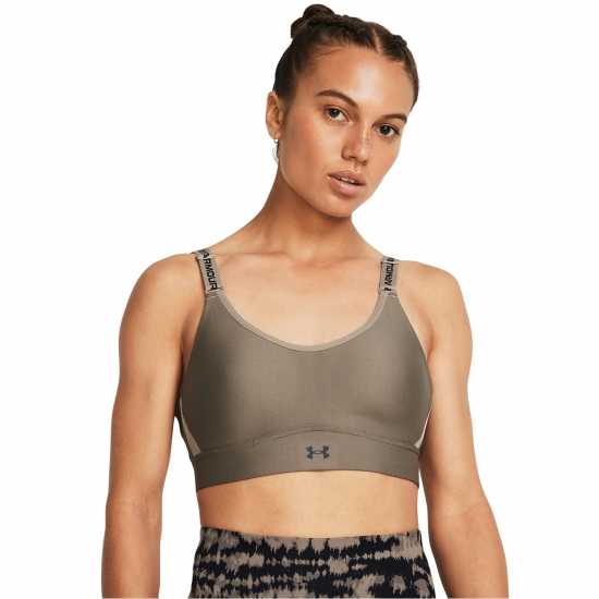 Under Armour Infinity Mid 2.0 Bra Taupe Спортни сутиени