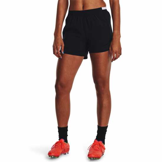 Under Armour Дамски Шорти Challenger Pro Shorts Womens Black White Дамски къси панталони