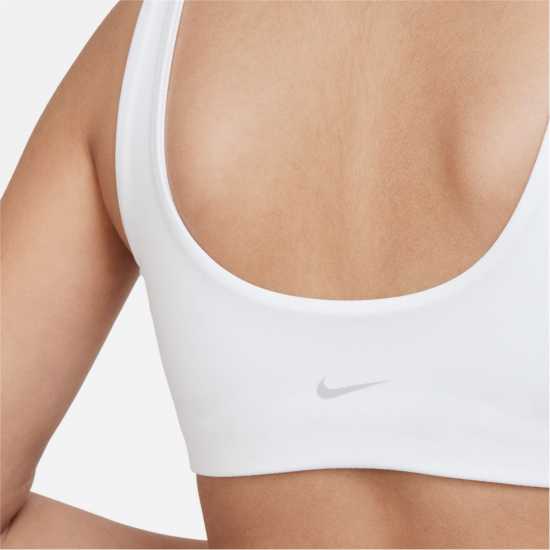 Nike Dri-FIT Alate All U Big Kids' (Girls') Sports Bra White Спортни сутиени