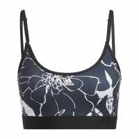 Adidas Flower Print Low Impact Sports Bra Womens  Спортни сутиени
