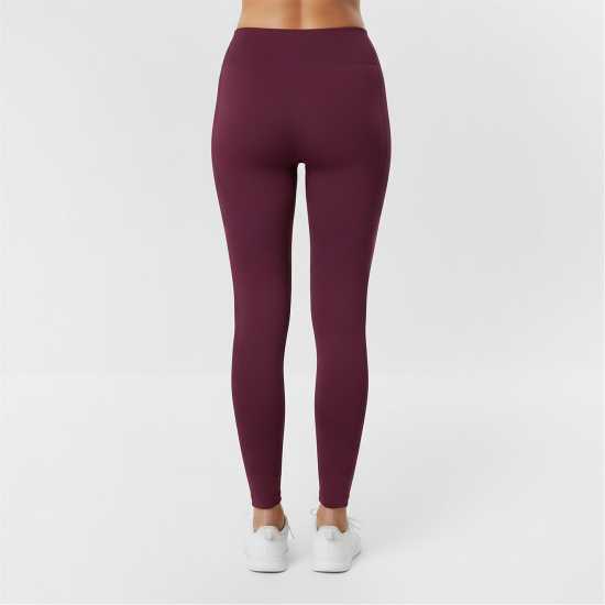 Usa Pro Core High Rise Seamless Tights Womens Dark Cherry 