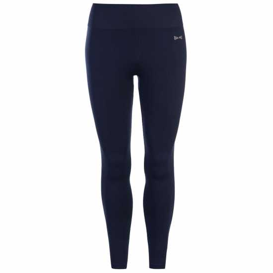 Usa Pro High Rise Seamless Tights Womens Морска синьо Дамски клинове за фитнес